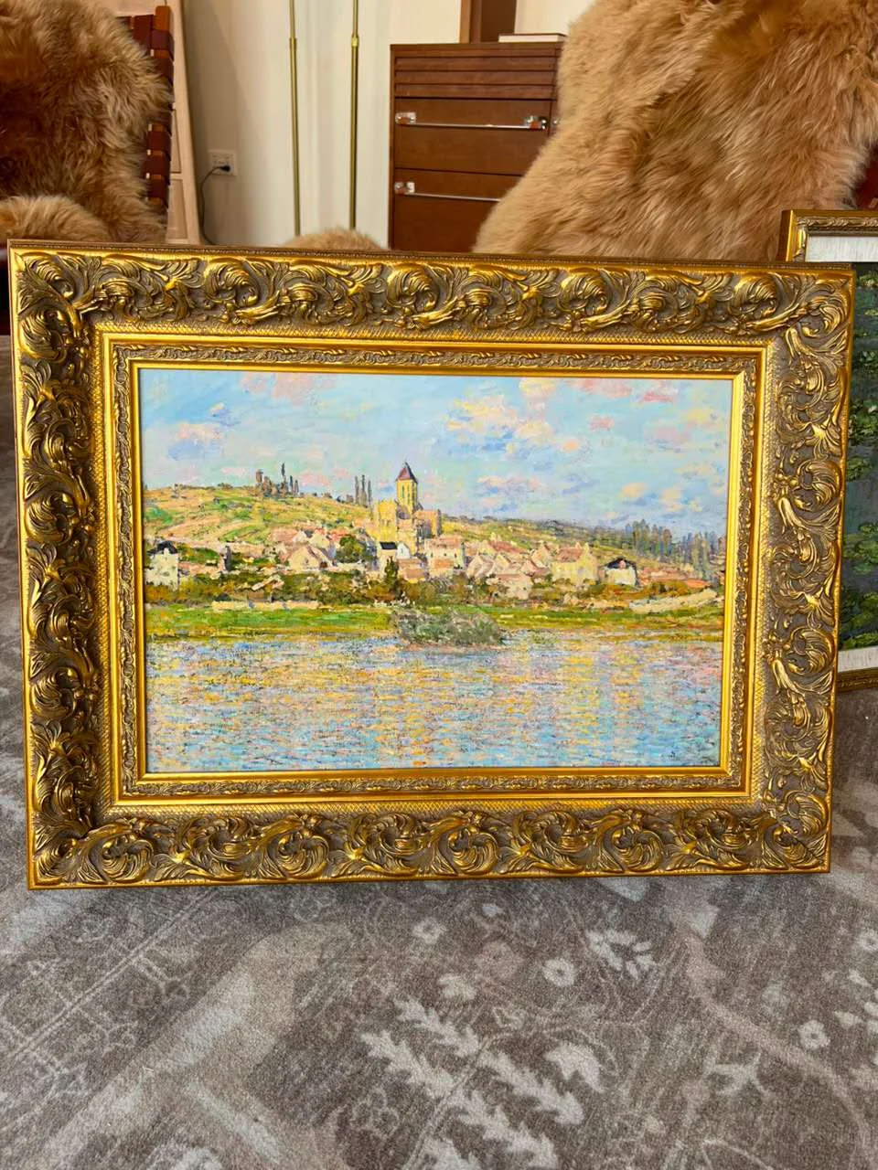 The Riverside Village In Baroque Gold
