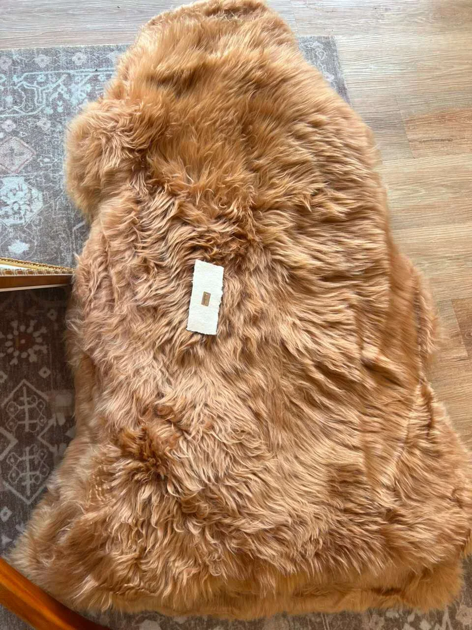 The Caramel Sheepskin Pelt Rug